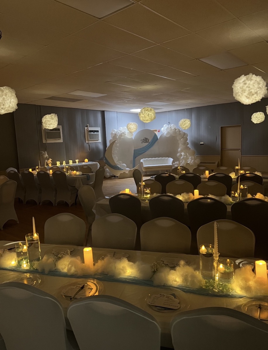 Recent event installation by The Luxe Moment.